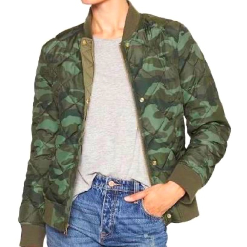 GAP Camo Reversible Bomber Jacket